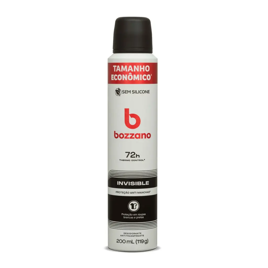 ANTITRANSPIRANTE AEROSOL INVISIBLE BOZZANO 200ML