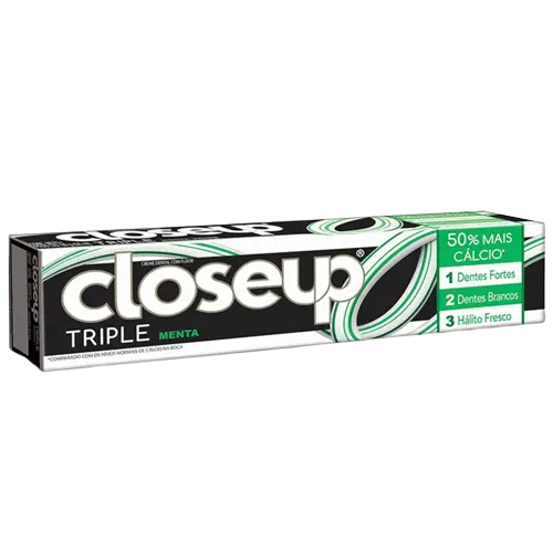 CREMA DENTAL CLOSEUP TRIPLE PROTECCION MENTA 70G