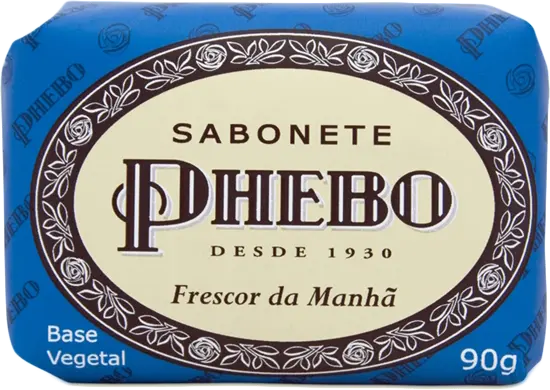 JABON BARRA VEGETAL FRESCOR DA MANHA PHEBO 90G