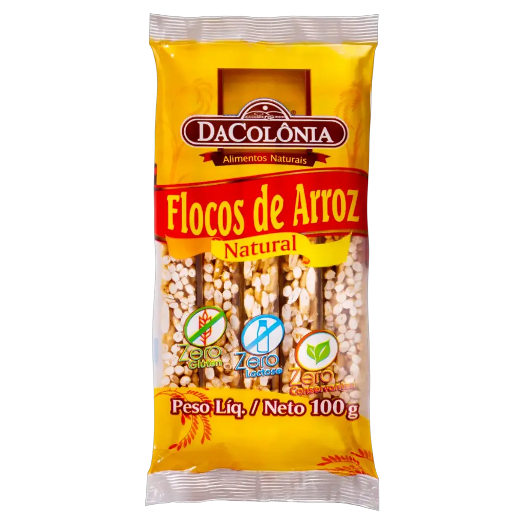 SNACK FLOCOS DE ARROZ DACOLONIA 100G
