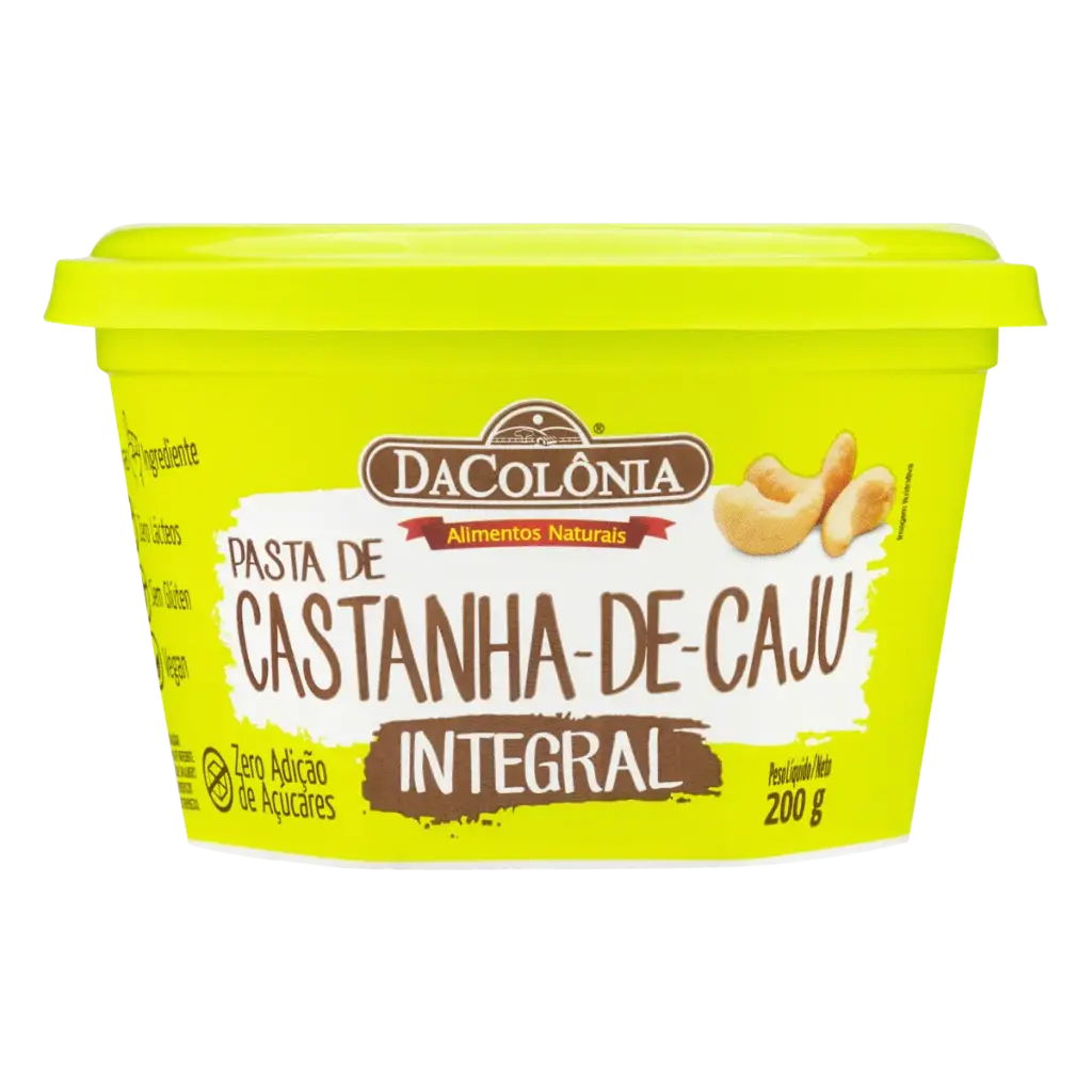 PASTA CASTANHA DE CAJU INTEGRAL 200G