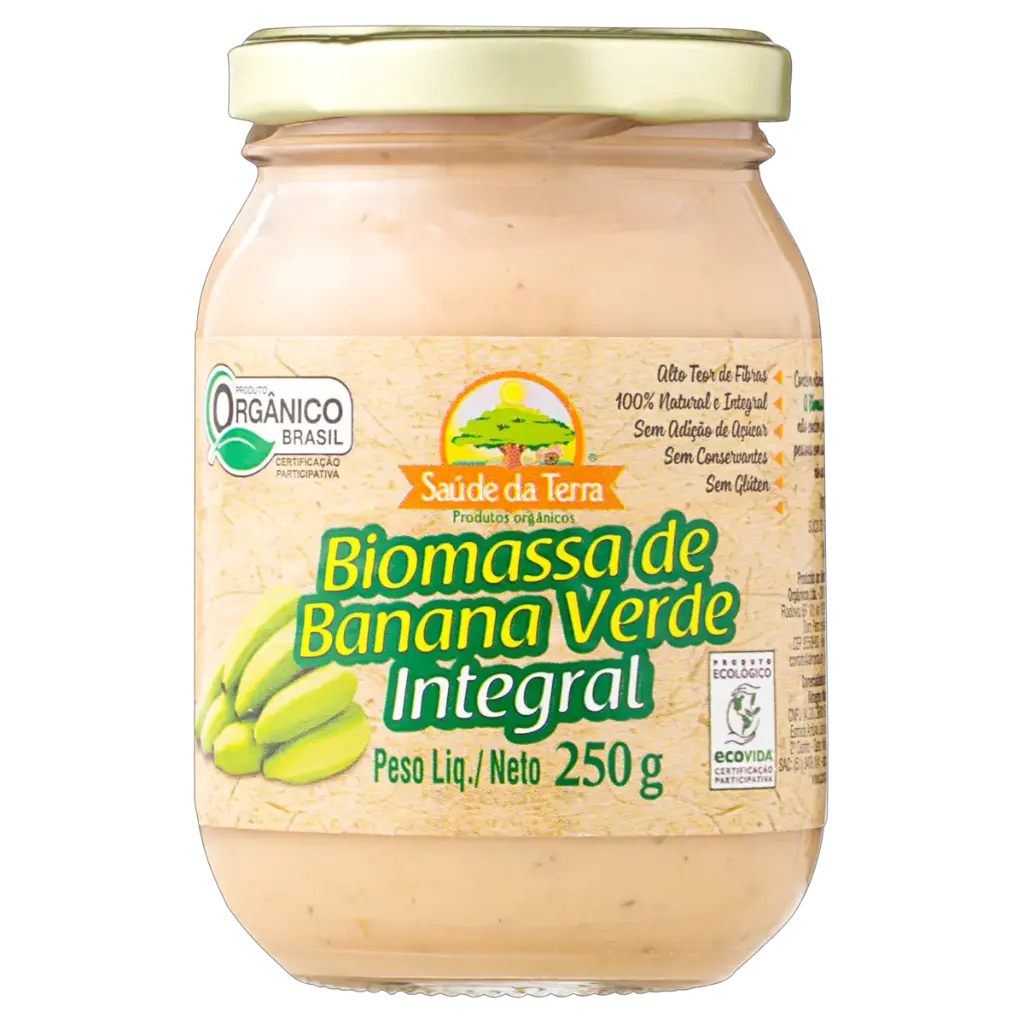 BIOMASSA DE BANANA VERDE INTEGRAL 250G