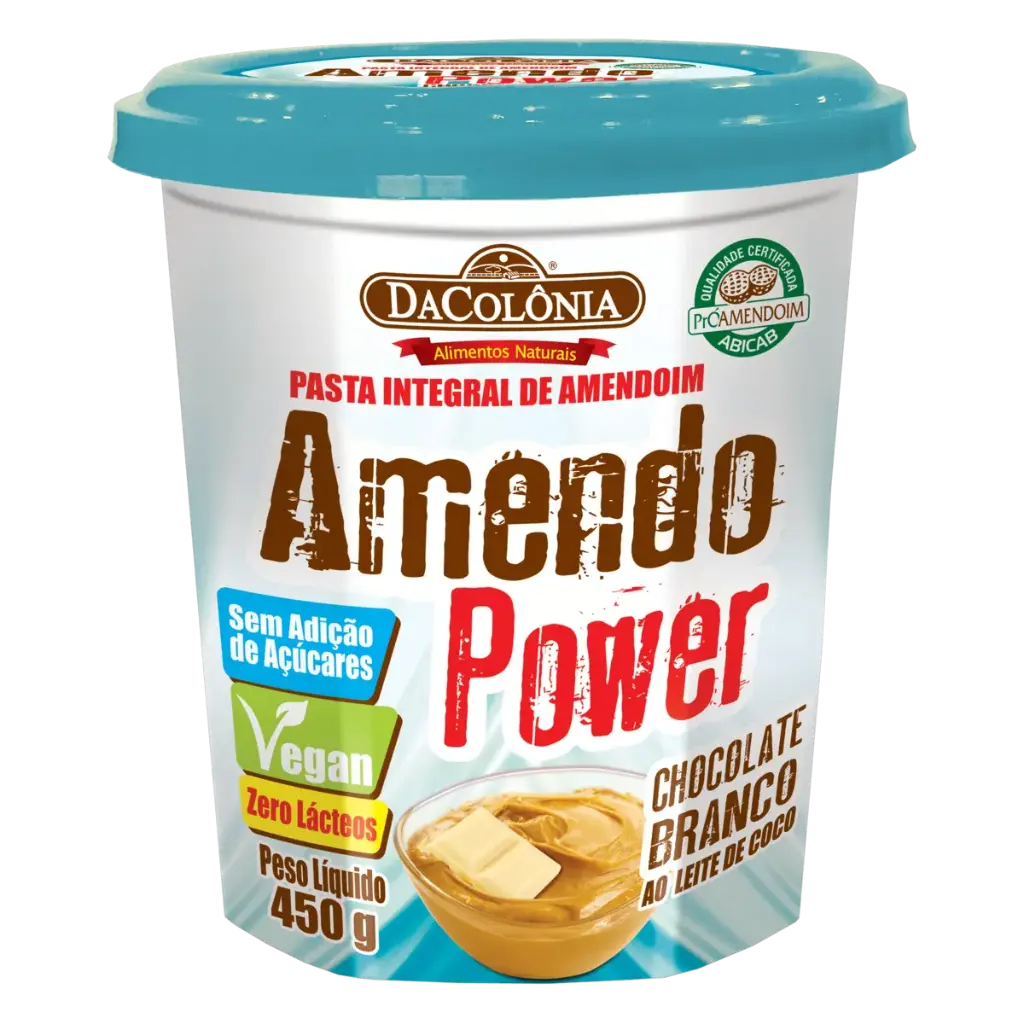 AMENDOPOWER CON CHOCOLATE BLANCO 450G