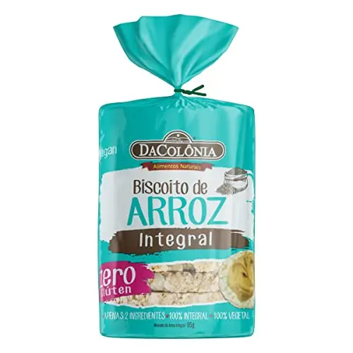 BIZCOCHO DE ARROZ INTEGRAL DACOLONIA 95G