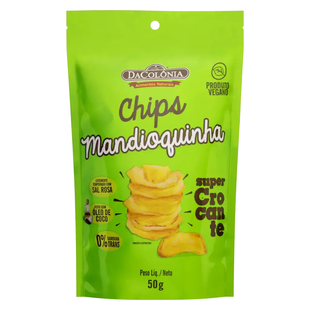 CHIPS DE MANDIOCA DACOLONIA 35G