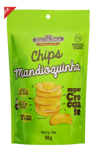CHIPS DE MANDIOCA DACOLONIA 35G