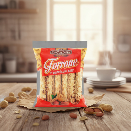 WAFER TORRONE MANI DACOLONIA 110G