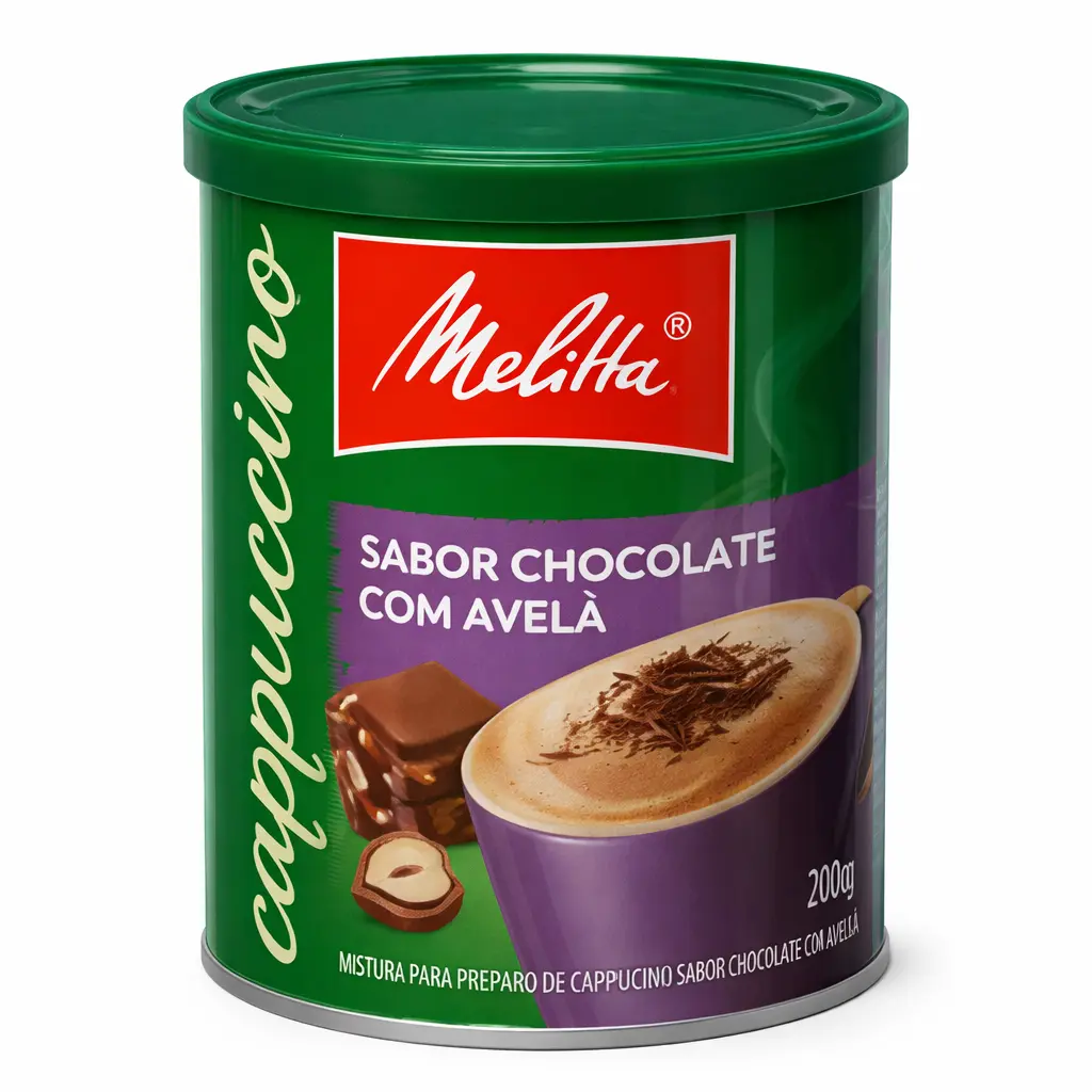 CAFE MELITTA CAPPUCCINO CHOCOLATE AVELA 200G