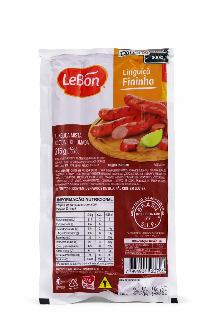 LINGUICA FINITA LEBON 215G