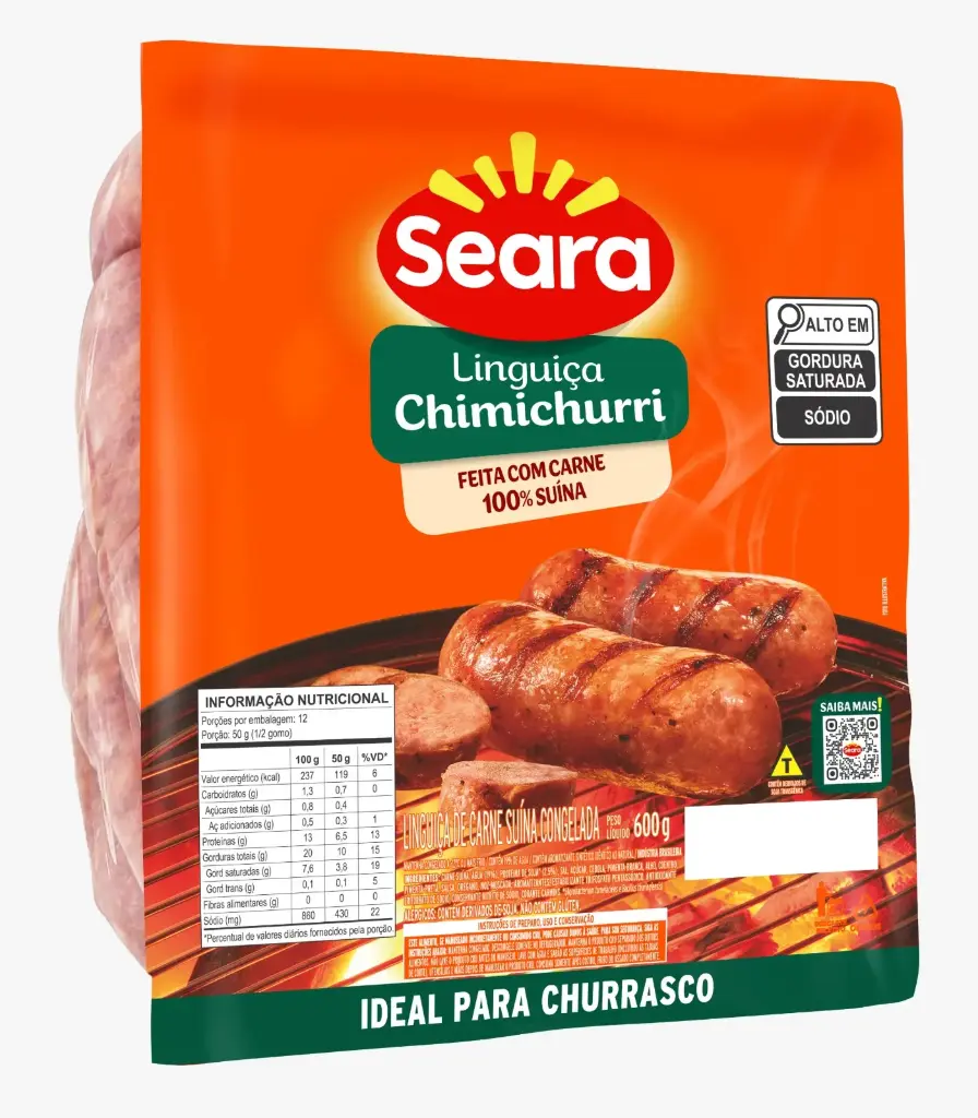 LINGUICA CHIMICHURRI SEARA 600G