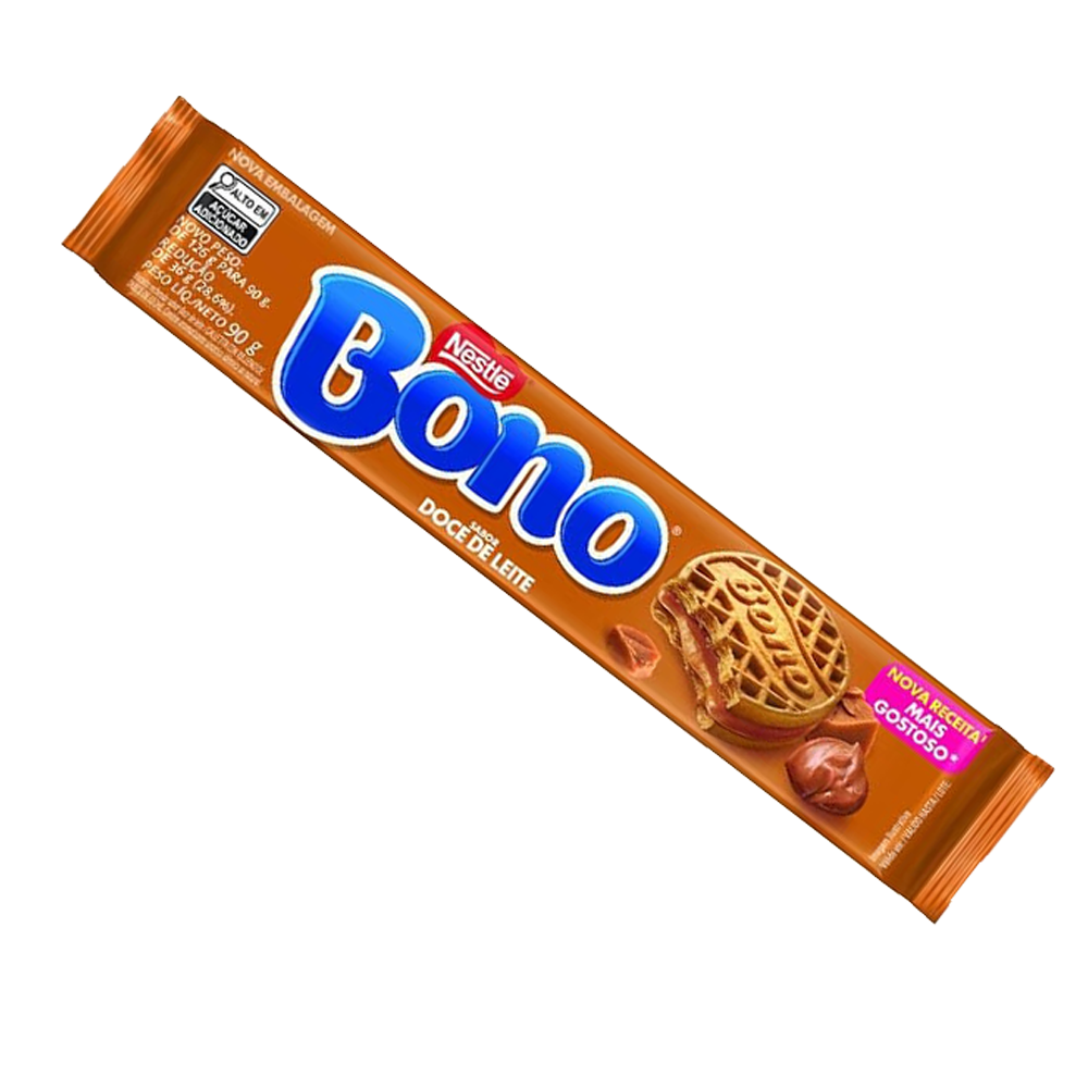 GALLETA RELLENA DE DULCE DE LECHE BONO - 90g