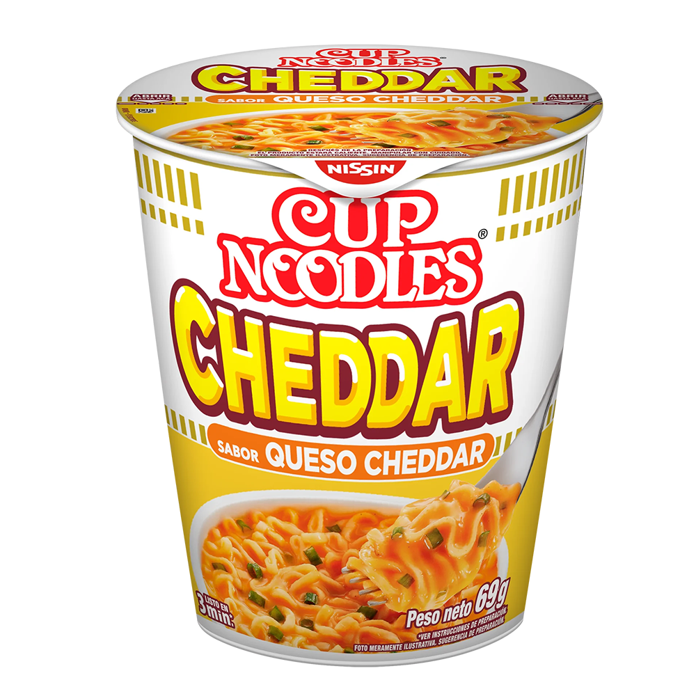 FIDEOS INSTANTÁNEOS CUP NOODLES CHEDDAR - 69G