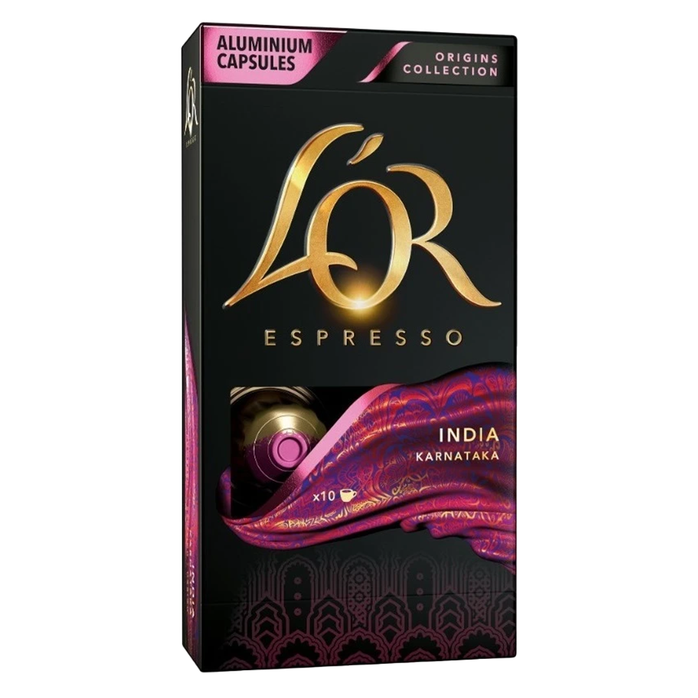 Cápsulas de Nespresso INDIA Karnataka 10 LOR Espresso Origins