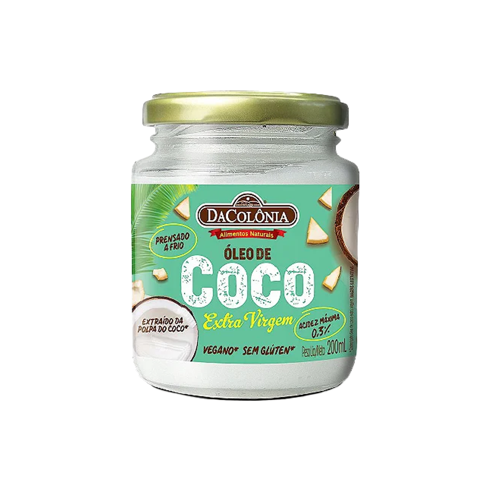 ACEITE DE COCO DACOLÔNIA EXTRA VIRGEN - 200ml