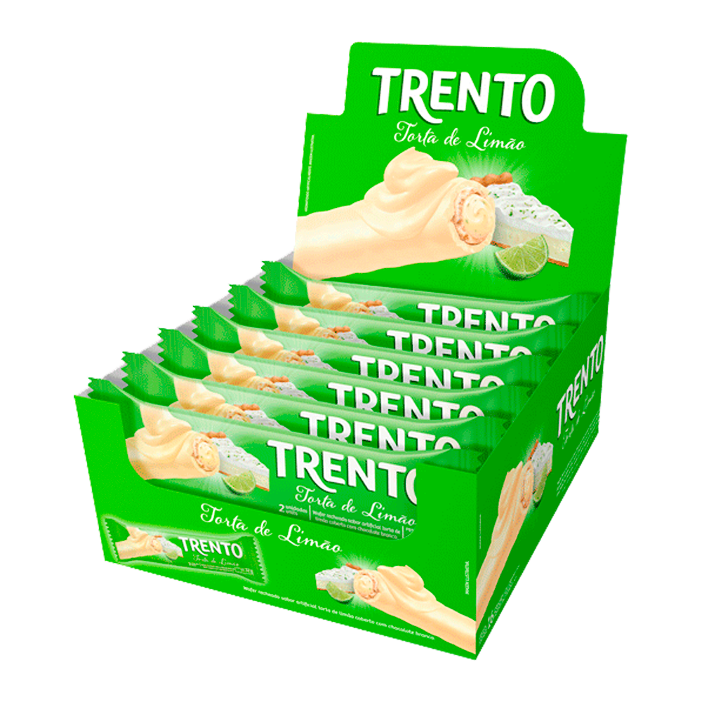 EMPAQUE DE CHOCOLATES TRENTO TORTA DE LIMÓN - 16 Unidades
