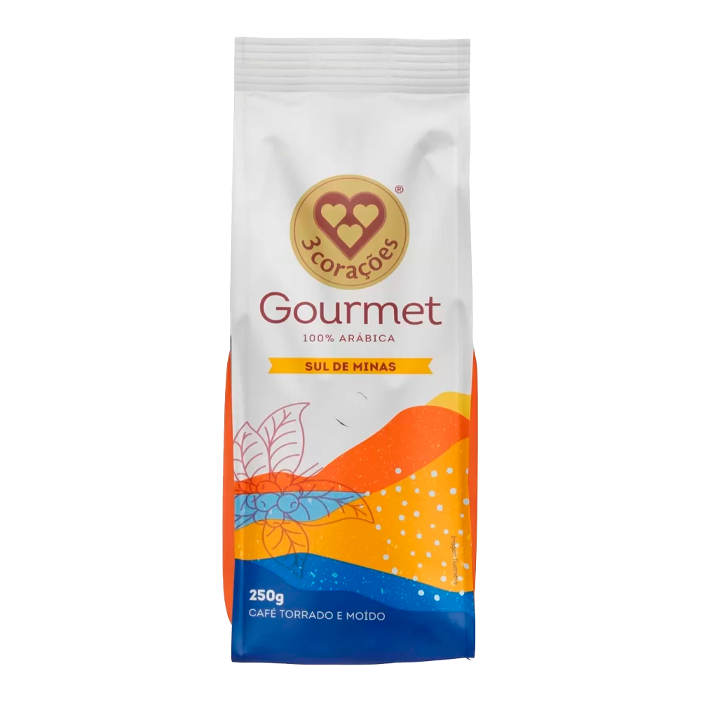 CAFÉ 3 CORAÇÕES GOURMET SUR DE MINAS - 250g