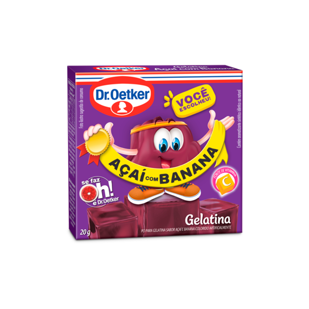 GELATINA ACAI CON BANANA - 20G