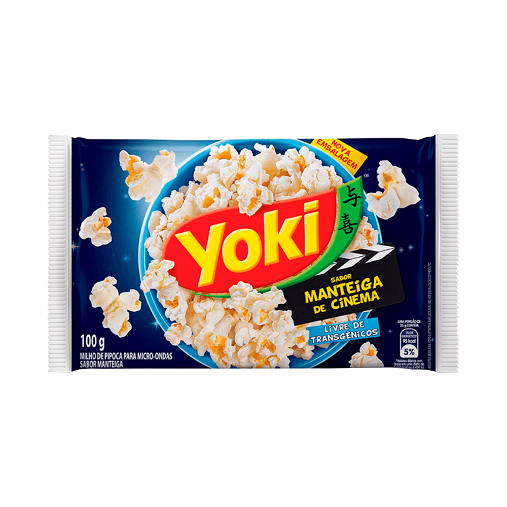 POCHOCLOS DE MICROONDAS MANTECA DE CINE YOKI - 100g