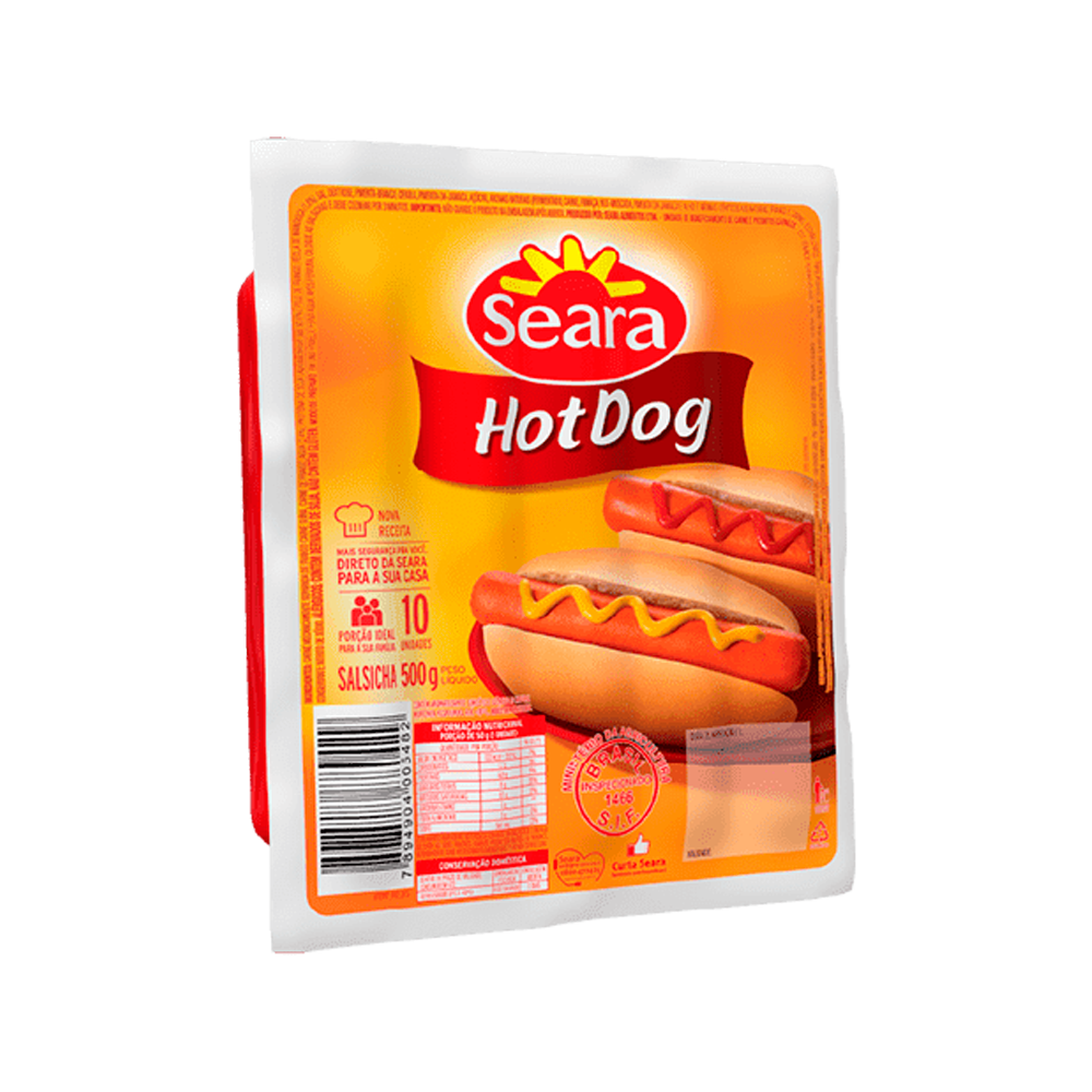 SALCHICHA HOT DOG SEARA - 500g