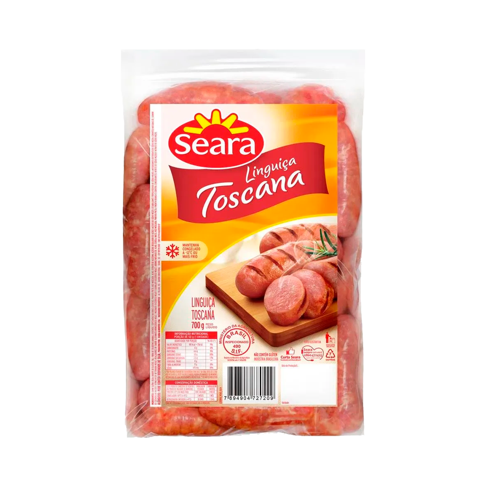LINGUIÇA TOSCANA SEARA - 700g
