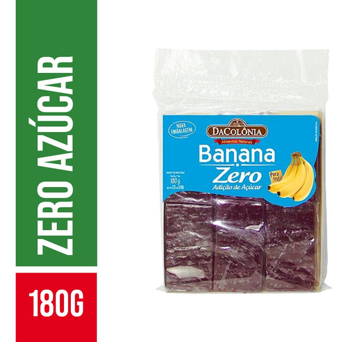 DULCE DE BANANA CERO AZUCAR DACOLONIA 180G