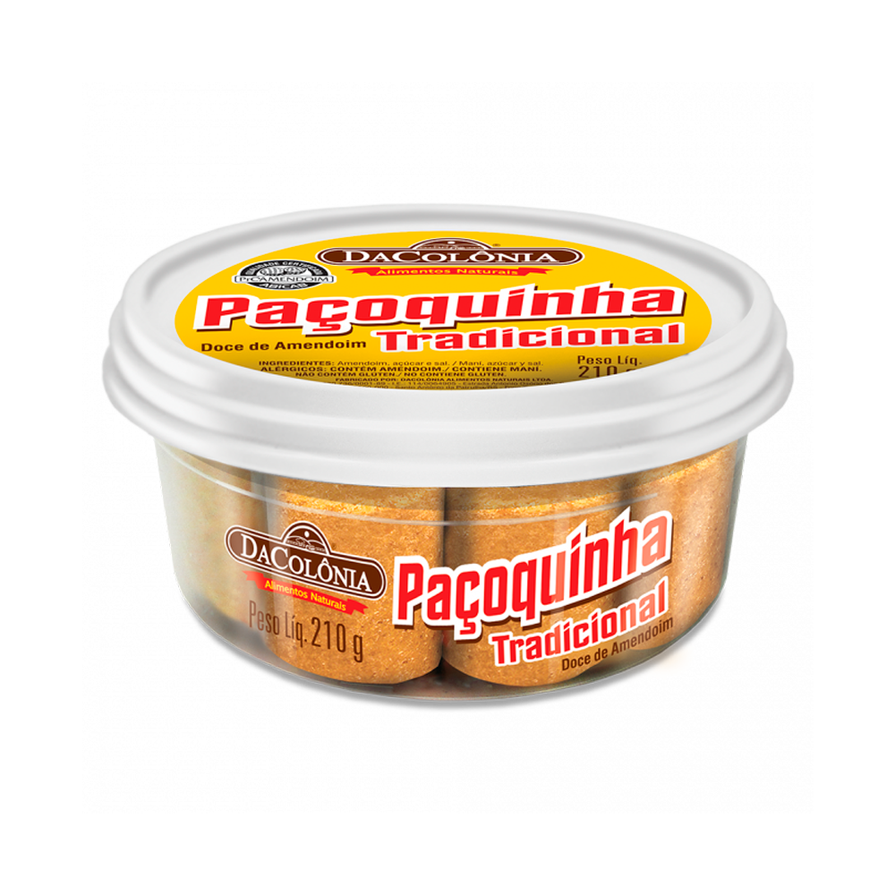 PAÇOQUINHA TRADICIONAL - 210g