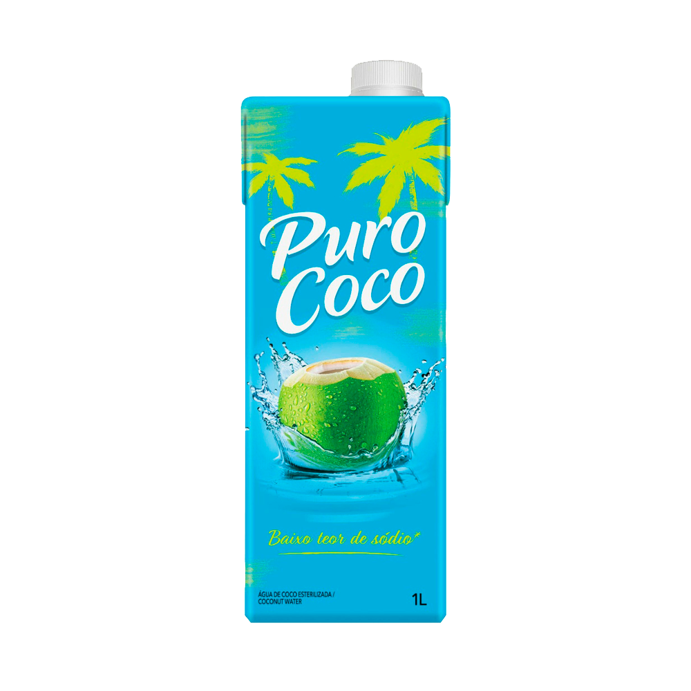 AGUA DE COCO PURO COCO - 1L
