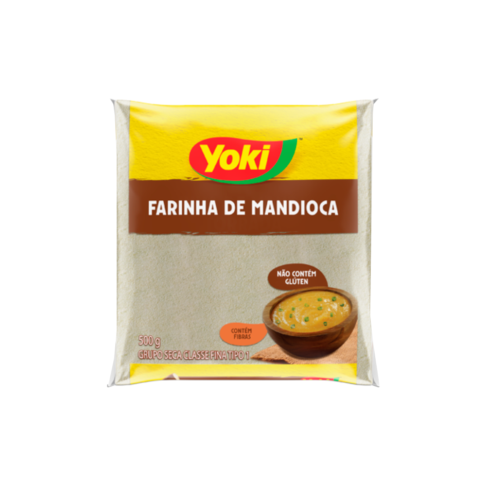 HARINA DE MANDIOCA TRADICIONAL YOKI - 500g