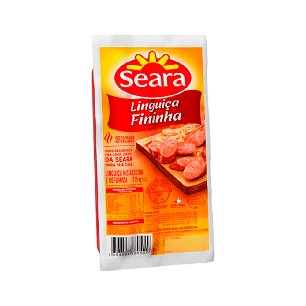 LINGUIÇA CALABRESA FINITA SEARA  215g