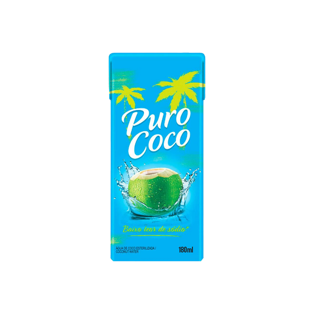 AGUA DE COCO PURO COCO - 180ml