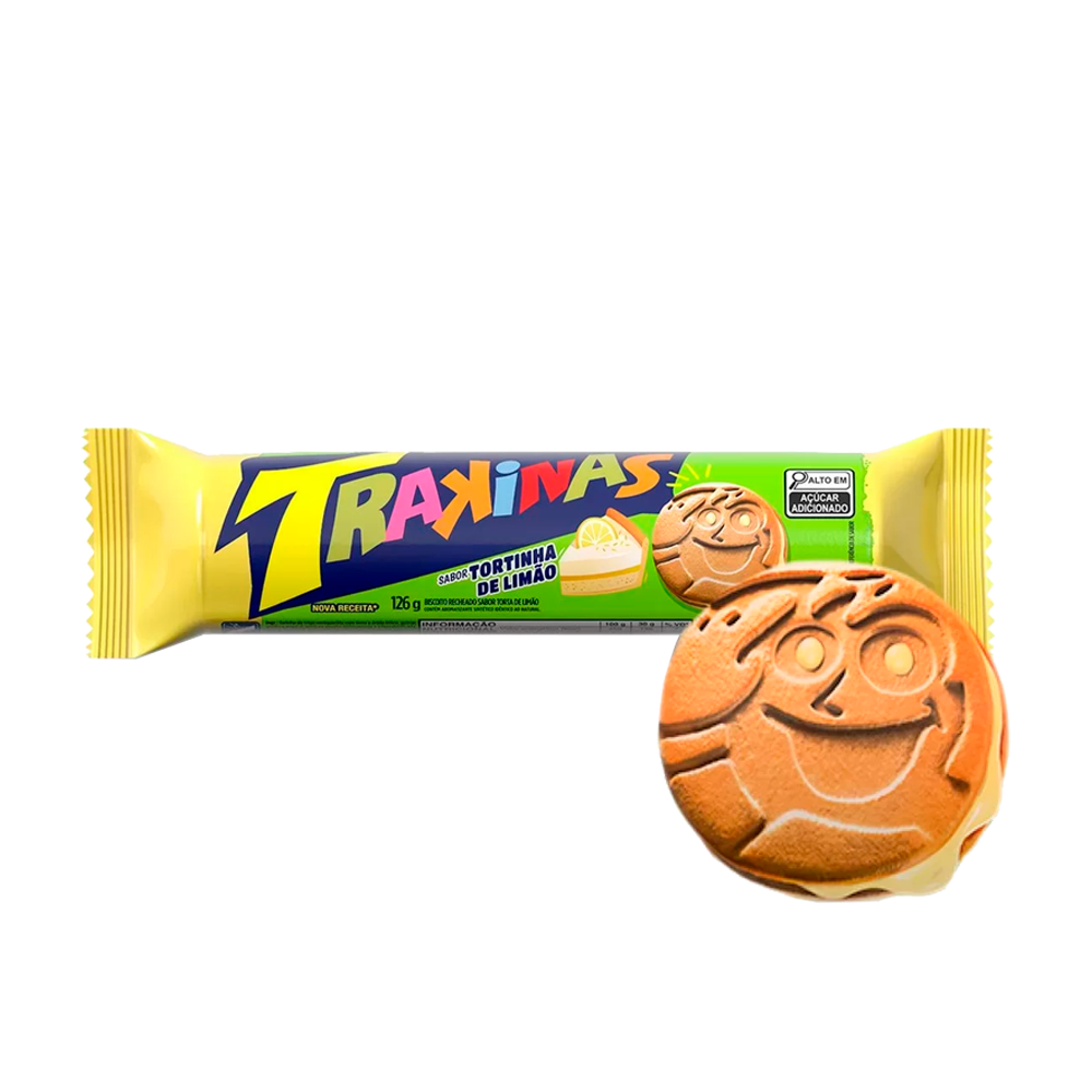 GALLETAS TRAKINAS SABOR LIMA - 126g