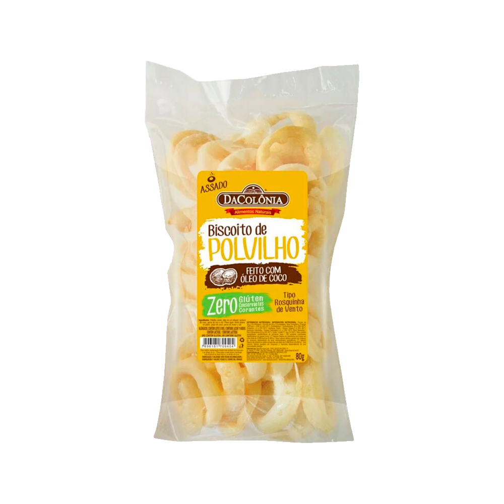 SNACK DE ALMIDON DE YUCA DACOLONIA 80G