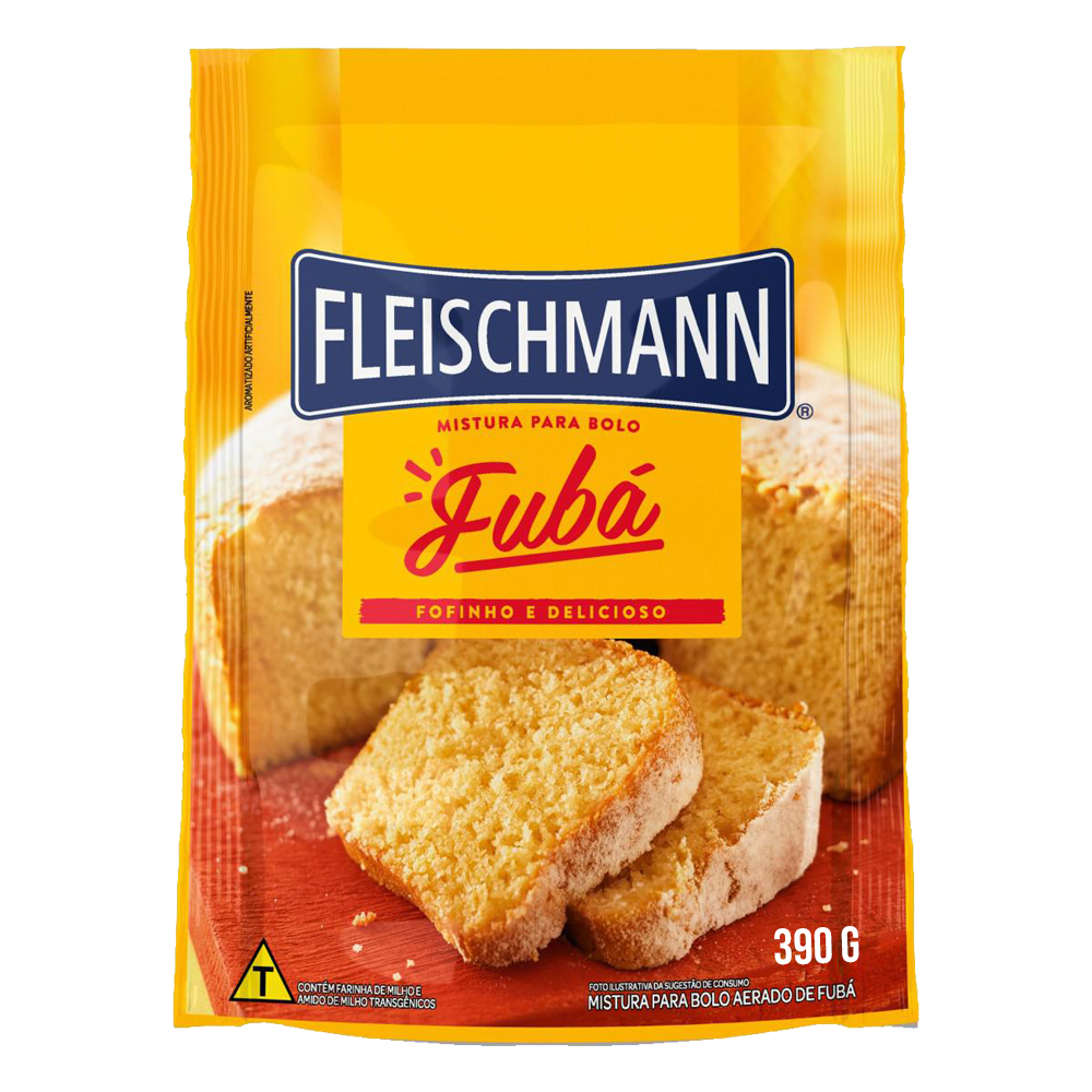 PREMEZCLA BIZCOCHO DE MAIZ (FUBÁ) FLEISCHMANN - 390g