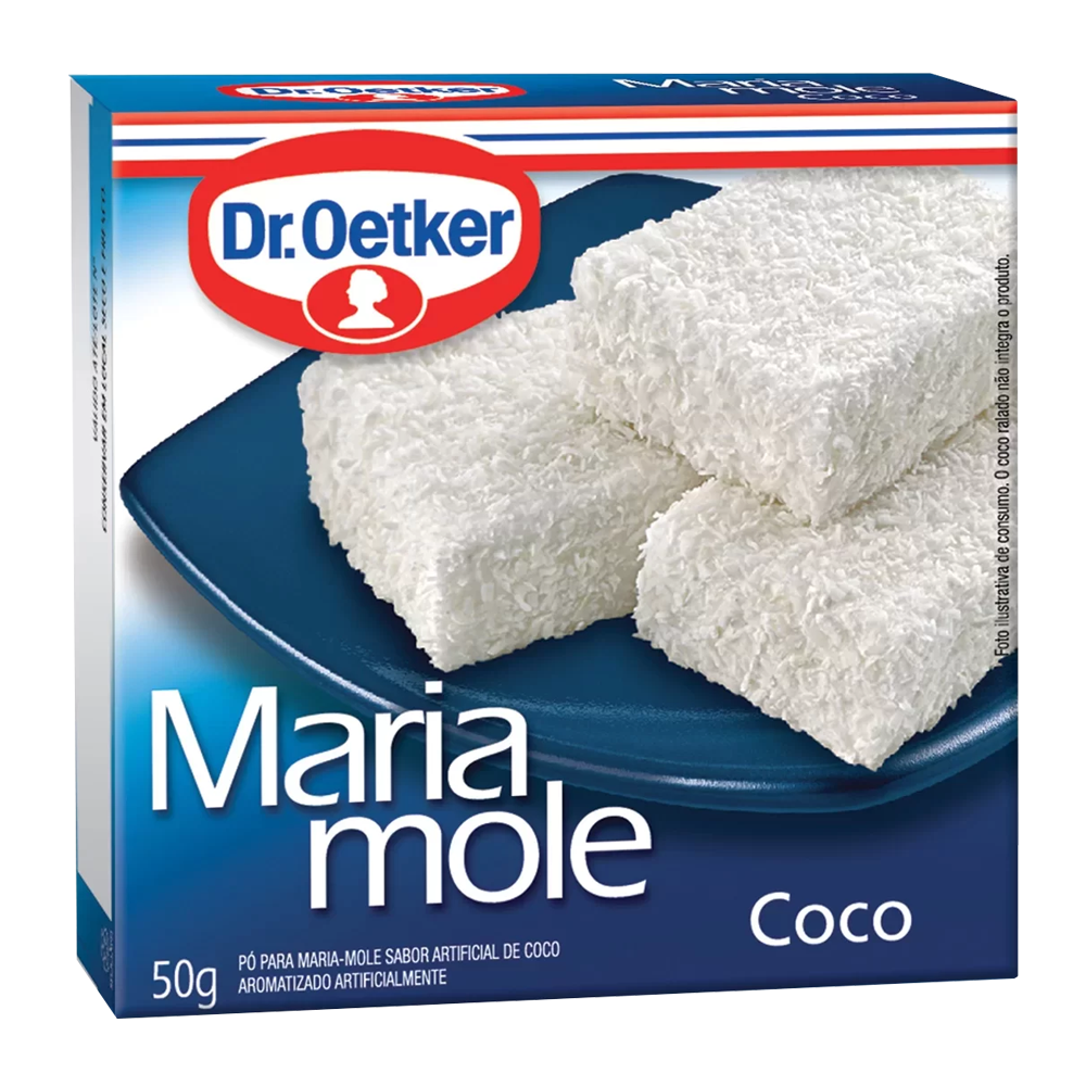 PREMEZCLA PARA POSTRE SABOR COCO (MARIA MOLE) OETKER 50G