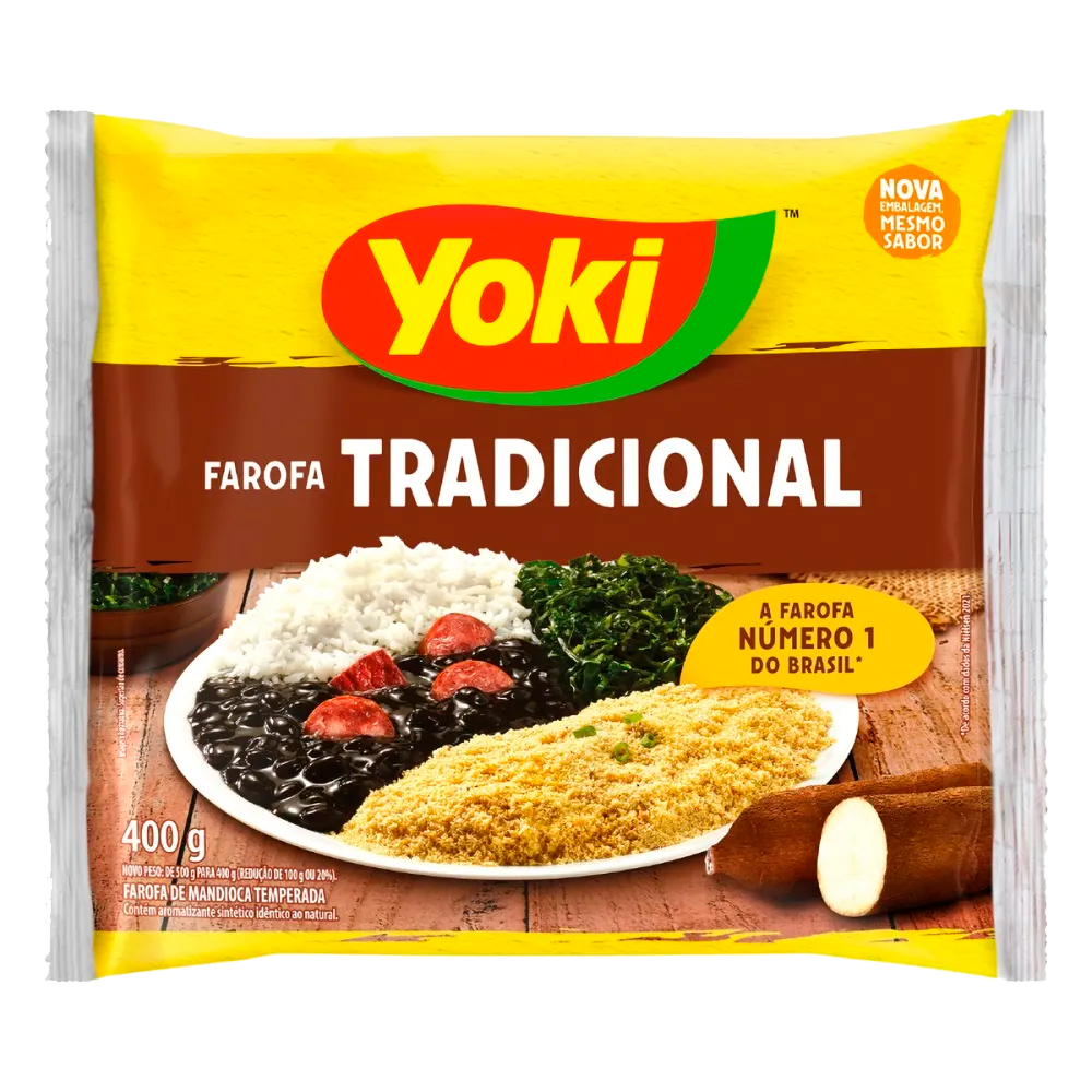 FAROFA TRADICIONAL YOKI - 400g