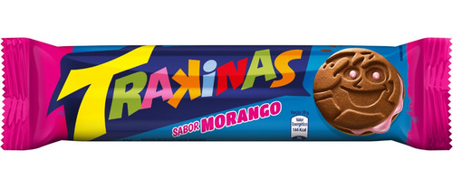GALLETAS TRAKINA SABOR FRUTILLA 126g 