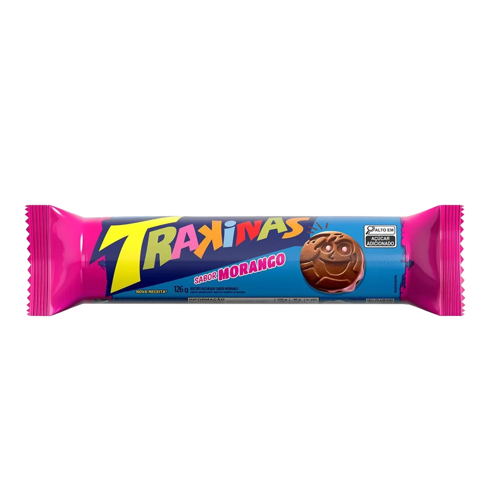 GALLETAS TRAKINAS FRUTILLA - 126G