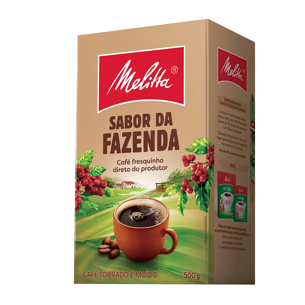 CAFÉ MOLIDO MELITTA FAZENDA - 500g