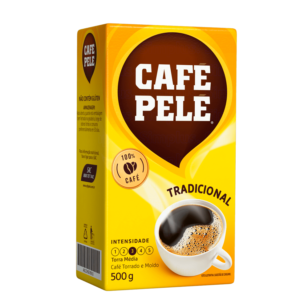 CAFÉ MOLIDO PELÉ TRADICIONAL - 500g
