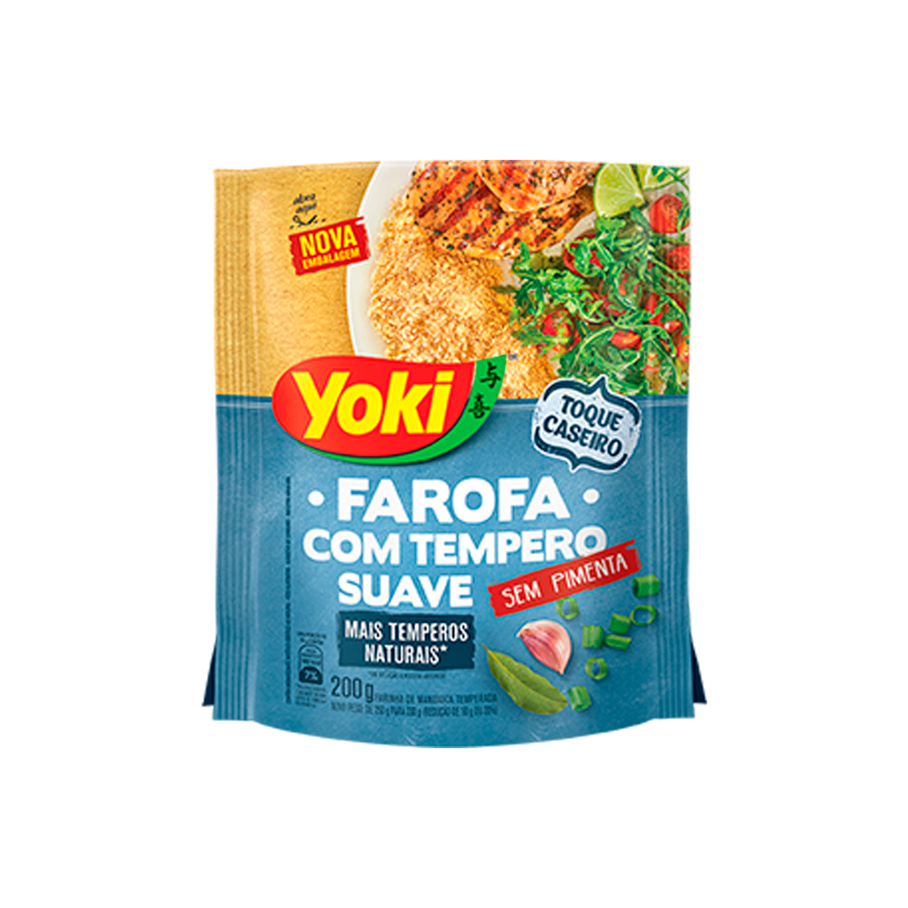 FAROFA CON CONDIMENTO SUAVE YOKI - 200g