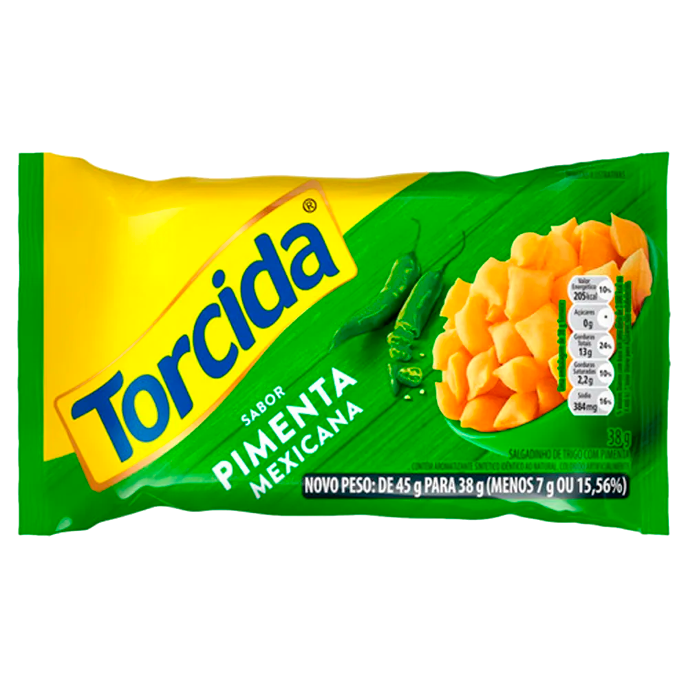 SNACK TORCIDA PIMIENTA MEXICANA - 38g
