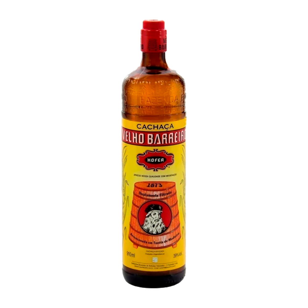 CACHAÇA VELHO BARREIRO TRADICIONAL - 900ML