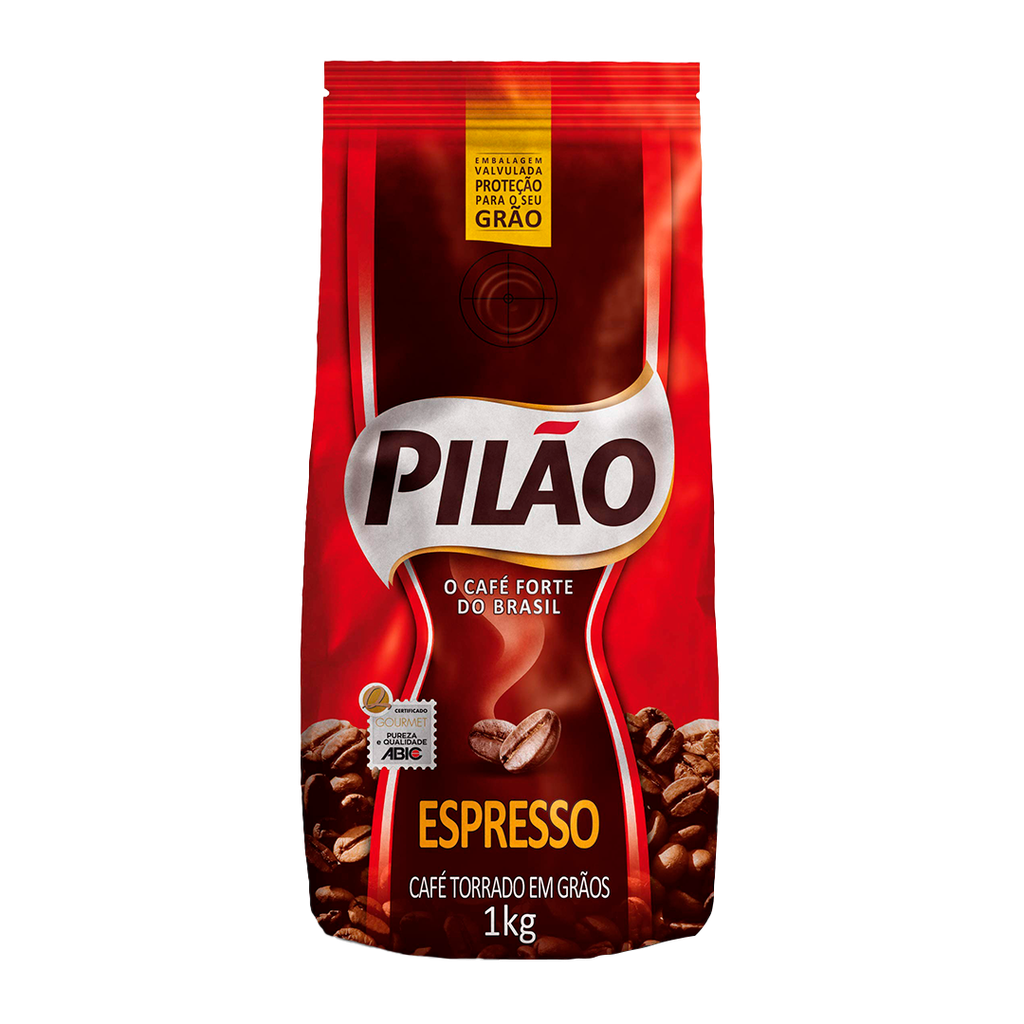 CAFÉ PILÃO EN GRANOS - 1KG