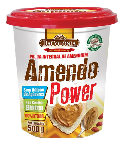 AMENDOPOWER MANTEQUILLA DE MANÍ 500g