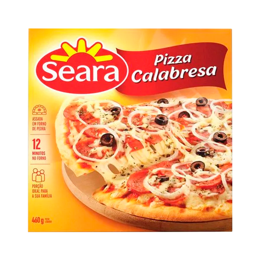 PIZZA CONGELADA DE CALABRESA SEARA 460g