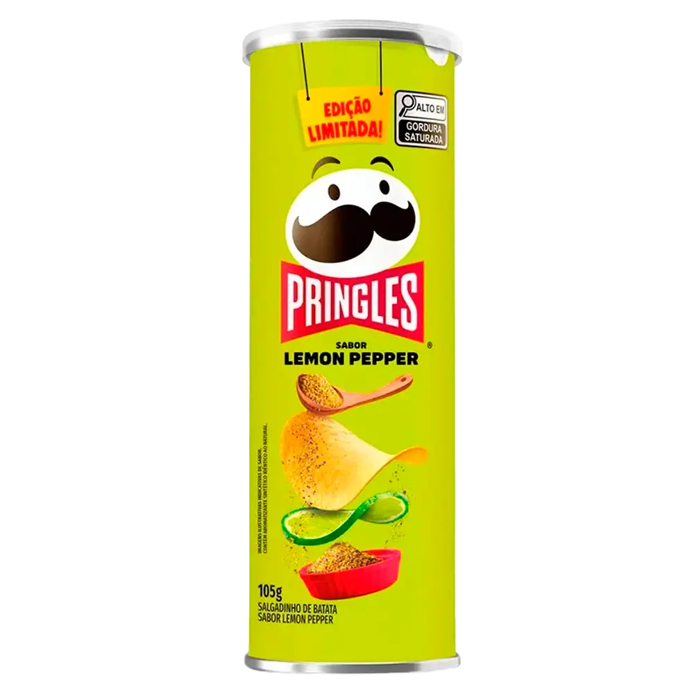 PRINGLES LEMON PEPPER - 105g