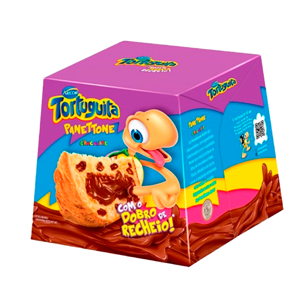 PANETTONE TORTUGUITA ARCOR CHOCOLATE 510G