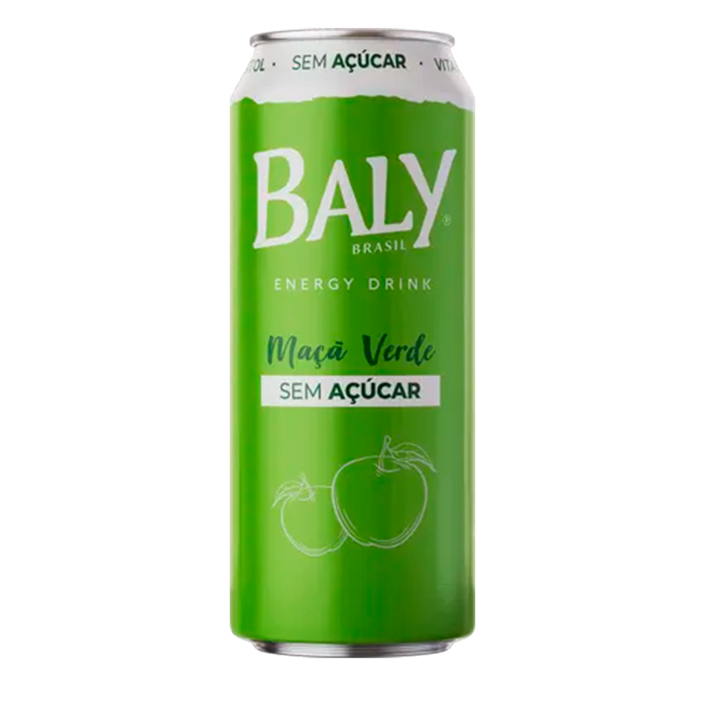 BALY ENERGY DRINK MANZANA VERDE SIN AZÚCAR 473ml