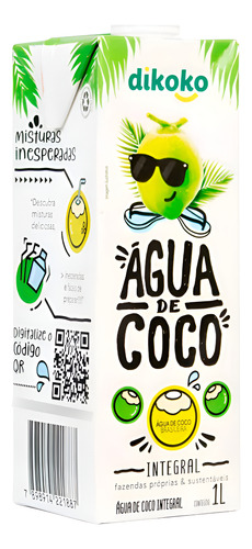 AGUA DE COCO INTEGRAL DIKOKO 1l