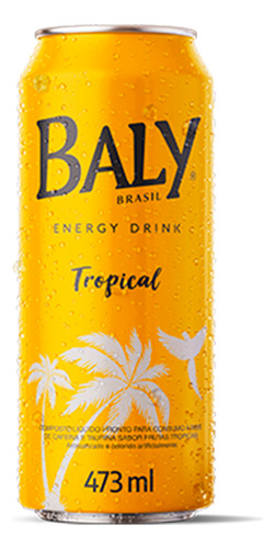 BALY ENERGY DRINK FRUTAS TROPICAIS 473ml